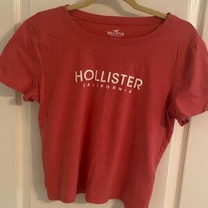 Hollister Women's Coral Tee